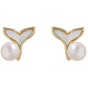 image:imageNONNYL Gifts for Wife Jewelry  Pearl Jewelry Earrings for Women Birthday Jewelry for Girlfriend Valentines Day for Wife Mothers Day for Mom Grandma N9323