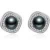 image:imageNONNYL Gifts for Women Wife Anniversary Tahitian Black Pearl Earrings Birthday Christmas Valentines Day Gifts for Wife Her Jewelry Mothers Day Gift for Mom Women