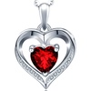 image:imageNONNYL Heart Pendant Necklace  Mothers Day Anniversary Christmas Birthday Valentines Gifts for Mom Wife Women Girlfriend Herred