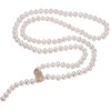 image:imageNONNYL Pearl Necklace for Women Gifts Genuine White Freshwater Cultured Pearls Pendant Necklaces Christmas Gifts for Mom Wife Her Anniversary Birthday Fine Jewelry NO1194