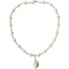 image:imageNONNYL Pearl Necklace for Women Gifts Sterling Silver Genuine White Freshwater Cultured Pearls Pendant Necklaces Christmas Gifts for Mom Wife Girlfriend Her Anniversary Birthday Fine Jewelry NO25205