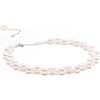 image:imageNONNYL Pearl Necklace for Women Gifts Sterling Silver Genuine White Freshwater Cultured Pearls Pendant Necklaces Christmas Gifts for Mom Wife Girlfriend Her Anniversary Birthday Fine Jewelry NO1174