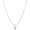 image:imageNONNYL Pearl Necklace for Women Gifts Sterling Silver Genuine White Freshwater Cultured Pearls Pendant Necklaces Christmas Gifts for Mom Wife Girlfriend Her Anniversary Birthday Fine Jewelry NO11348