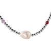 image:imageNONNYL Pearl Necklace for Women Gifts Sterling Silver Genuine White Freshwater Cultured Pearls Pendant Necklaces Christmas Gifts for Mom Wife Girlfriend Her Anniversary Birthday Fine Jewelry NO135