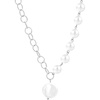image:imageNONNYL Pearl Necklace for Women Gifts Sterling Silver Genuine White Freshwater Cultured Pearls Pendant Necklaces Christmas Gifts for Mom Wife Girlfriend Her Anniversary Birthday Fine Jewelry NO25192