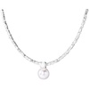 image:imageNONNYL Pearl Necklace for Women Gifts Sterling Silver Genuine White Freshwater Cultured Pearls Pendant Necklaces Christmas Gifts for Mom Wife Girlfriend Her Anniversary Birthday Fine Jewelry NO11339