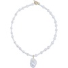 image:imageNONNYL Pearl Necklace for Women Gifts Sterling Silver Genuine White Freshwater Cultured Pearls Pendant Necklaces Christmas Gifts for Mom Wife Girlfriend Her Anniversary Birthday Fine Jewelry NO25180
