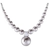 image:imageNONNYL Pearl Necklace for Women Gifts Sterling Silver Genuine White Freshwater Cultured Pearls Pendant Necklaces Christmas Gifts for Mom Wife Girlfriend Her Anniversary Birthday Fine Jewelry NO11346