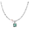 image:imageNONNYL Pearl Necklace for Women Gifts Sterling Silver Genuine White Freshwater Cultured Pearls Pendant Necklaces Christmas Gifts for Mom Wife Her Anniversary Birthday Fine Jewelry NO11343