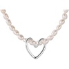 image:imageNONNYL Pearl Necklace for Women Gifts Sterling Silver Genuine White Freshwater Cultured Pearls Pendant Necklaces Christmas Gifts for Mom Wife Her Anniversary Birthday Fine Jewelry NO11356