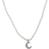 image:imageNONNYL Pearl Necklace for Women Gifts Sterling Silver Genuine White Freshwater Cultured Pearls Pendant Necklaces Christmas Gifts for Mom Wife Her Anniversary Birthday Fine Jewelry NO1163