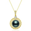 image:imageNONNYL Tahitian Black Pearl Necklaces  Anniversary Mothers Day Birthday Christmas Valentines Day Jewelry Gifts for Herblack pearl02