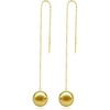 image:imageNONNYL Wife Jewelry 18K Gold Earrings  Genuine South Sea Golden Pearl Jewelry Earrings for Women Birthday Jewelry for Girlfriend Valentines Day for Wife NO1265