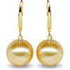 image:imageNONNYL Wife Jewelry 18K Gold Earrings  Genuine South Sea Golden Pearl Jewelry Earrings for Women Birthday Jewelry for Girlfriend Valentines Day for Wife NO1141