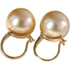 image:imageNONNYL Wife Jewelry 18K Gold Earrings  Genuine South Sea Golden Pearl Jewelry Earrings for Women Birthday Jewelry for Girlfriend Valentines Day for Wife NO1267