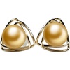 image:imageNONNYL Wife Jewelry 18K Gold Earrings  Genuine South Sea Golden Pearl Jewelry Earrings for Women Birthday Jewelry for Girlfriend Valentines Day for Wife NO1263
