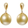 image:imageNONNYL Wife Jewelry 18K Gold Earrings  Genuine South Sea Golden Pearl Jewelry Earrings for Women Birthday Jewelry for Girlfriend Valentines Day for Wife NO1164