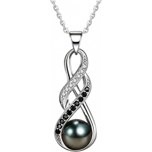 image:imageNONNYL Birthday Gifts for Women Wife Pearl NecklaceValentinees Gift for Her Grandma Mom on Christmas Day Mothers Day Wedding Gifts Anniversaryblack