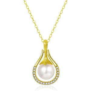 image:imageNONNYL Gifts for Wife Birthday gifts from Mom Wedding Anniversary Valentines Day Gifts for Women Freshwater Pendant Silver Pearl Necklaces for Her Unique Jewelry Presents