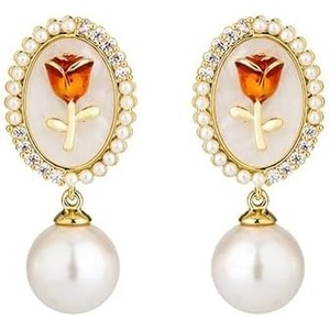 image:imageNONNYL Gifts for Wife Jewelry  Pearl Jewelry Earrings for Women Birthday Jewelry for Girlfriend Valentines Day for Wife Mothers Day for Mom Grandma N4719