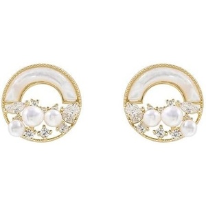 image:imageNONNYL Gifts for Wife Jewelry  Pearl Jewelry Earrings for Women Birthday Jewelry for Girlfriend Valentines Day for Wife Mothers Day for Mom Grandma N8849