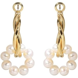image:imageNONNYL Gifts for Wife Jewelry  Pearl Jewelry Earrings for Women Birthday Jewelry for Girlfriend Valentines Day for Wife Mothers Day for Mom Grandma N8853