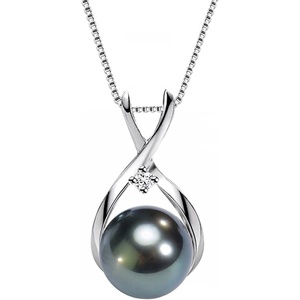 image:imageNONNYL Gifts for Wife Women AnniversaryTahitian Black Pearl NecklaceMom Girlfriend Her Fine Jewelry Mothers Day Valentines Christmas Birthdays Gift