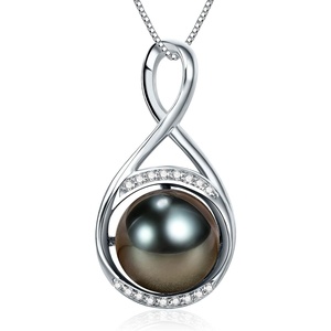 image:imageNONNYL Gifts for Women MomWeddingAnniversaryWifeJewelryTahitian BlackPearlNecklace for Women Birthday for Womens Her Girlfriend Valentines Day Mothers Day Christmas Gifts for Wife Mom