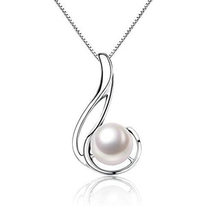 image:imageNONNYL Mothers Day Gifts for mom Women Wife Gifts Anniversary Pearl necklaces Birthday day gifts Christmas day gifts fine Jewelry gifts for women wife Valentines Day for herwhite pearl necklace
