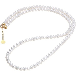 image:imageNONNYL Pearl Necklace for Women Gifts Genuine White Freshwater Cultured Pearls Pendant Necklaces Christmas Gifts for Mom Wife Girlfriend Her Anniversary Birthday Fine Jewelry NO1204