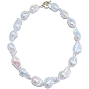 image:imageNONNYL Pearl Necklace for Women Gifts Genuine White Freshwater Cultured Pearls Pendant Necklaces Christmas Gifts for Mom Wife Her Anniversary Birthday Fine Jewelry NO25210