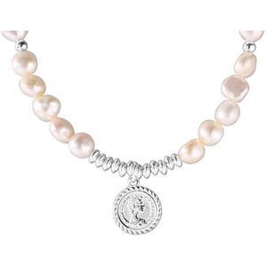 image:imageNONNYL Pearl Necklace for Women Gifts Sterling Silver Genuine White Freshwater Cultured Pearls Pendant Necklaces Christmas Gifts for Mom Wife Girlfriend Her Anniversary Birthday Fine Jewelry NO11338