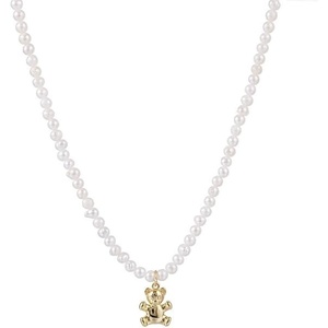 image:imageNONNYL Pearl Necklace for Women Gifts Sterling Silver Genuine White Freshwater Cultured Pearls Pendant Necklaces Christmas Gifts for Mom Wife Girlfriend Her Anniversary Birthday Fine Jewelry NO11351