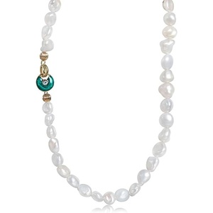 image:imageNONNYL Pearl Necklace for Women Gifts Sterling Silver Genuine White Freshwater Cultured Pearls Pendant Necklaces Christmas Gifts for Mom Wife Girlfriend Her Anniversary Birthday Fine Jewelry NO1195