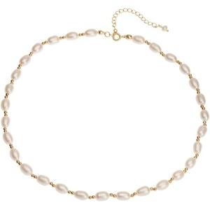 image:imageNONNYL Pearl Necklace for Women Gifts Sterling Silver Genuine White Freshwater Cultured Pearls Pendant Necklaces Christmas Gifts for Mom Wife Girlfriend Her Anniversary Birthday Fine Jewelry NO1135