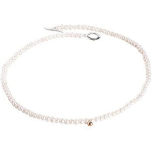 image:imageNONNYL Pearl Necklace for Women Gifts Sterling Silver Genuine White Freshwater Cultured Pearls Pendant Necklaces Christmas Gifts for Mom Wife Girlfriend Her Anniversary Birthday Fine Jewelry NO1149