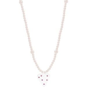 image:imageNONNYL Pearl Necklace for Women Gifts Sterling Silver Genuine White Freshwater Cultured Pearls Pendant Necklaces Christmas Gifts for Mom Wife Girlfriend Her Anniversary Birthday Fine Jewelry NO11322