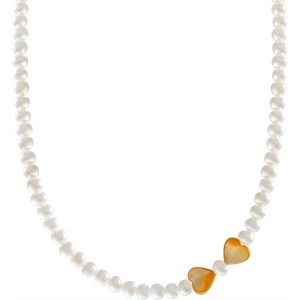 image:imageNONNYL Pearl Necklace for Women Gifts Sterling Silver Genuine White Freshwater Cultured Pearls Pendant Necklaces Christmas Gifts for Mom Wife Girlfriend Her Anniversary Birthday Fine Jewelry NO148