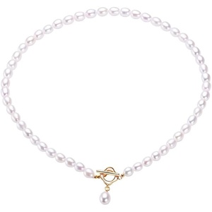 image:imageNONNYL Pearl Necklace for Women Gifts Sterling Silver Genuine White Freshwater Cultured Pearls Pendant Necklaces Christmas Gifts for Mom Wife Girlfriend Her Anniversary Birthday Fine Jewelry NO1170