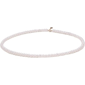 image:imageNONNYL Pearl Necklace for Women Gifts Sterling Silver Genuine White Freshwater Cultured Pearls Pendant Necklaces Christmas Gifts for Mom Wife Girlfriend Her Anniversary Birthday Fine Jewelry NO1197
