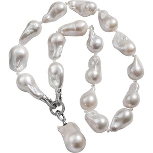 image:imageNONNYL Pearl Necklace for Women Gifts Sterling Silver Genuine White Freshwater Cultured Pearls Pendant Necklaces Christmas Gifts for Mom Wife Girlfriend Her Anniversary Birthday Fine Jewelry NO25212