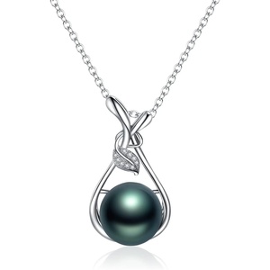 image:imageNONNYL Tahitian Black Pearl Necklaces  Anniversary Mothers Day Birthday Christmas Valentines Day Jewelry Gifts for Herblack pearl