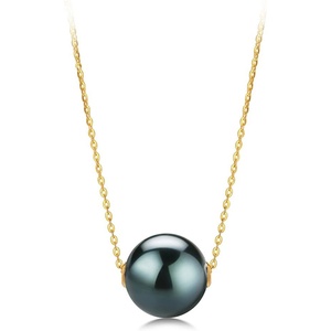 image:imageTahitian Black PearlAkoya White Pearls Necklace Fine Jewellery Round AAAA Pearl 18K Pearl Pendant Necklace Gifts for Women Her Anniversary Birthday Fine Jewelry Valentines Day Mothers Day GiftsBlack