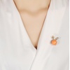 image:imageGifts for Wife Anniversary Brooch for Women Pearl Brooch Real 910mm AAA Quality Handpicked Nature Pearls and D Color Moissanite  Gifts for Mom Girlfriend Her NO11401