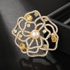 image:imageGifts for Wife Anniversary Brooch for Women Pearl Brooch Real 910mm AAA Quality Handpicked Nature Pearls and D Color Moissanite  Gifts for Mom Girlfriend Her NO11439