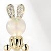 image:imageGifts for Wife Anniversary Brooch for Women Pearl Brooch Real 910mm AAA Quality Handpicked Nature Pearls and D Color Moissanite  Gifts for Mom Girlfriend Her NO11425