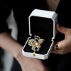 image:imageGifts for Wife Anniversary Brooch for Women Pearl Brooch Real 910mm AAA Quality Handpicked Nature Pearls and D Color Moissanite  Gifts for Mom Girlfriend Her NO11349
