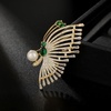 image:imageGifts for Wife Anniversary Brooch for Women Pearl Brooch Real AAA Quality Handpicked Nature Pearls and D Color Moissanite  Gifts for Mom Girlfriend Her NO11139
