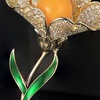 image:imageGifts for Wife Anniversary Brooch for Women Pearl Brooch Real AAA Quality Handpicked Nature Pearls and D Color Moissanite  Gifts for Mom Girlfriend Her NO11160