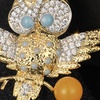 image:imageGifts for Wife Anniversary Brooch for Women Pearl Brooch Real AAA Quality Handpicked Nature Pearls and D Color Moissanite  Gifts for Mom Girlfriend Her NO11170